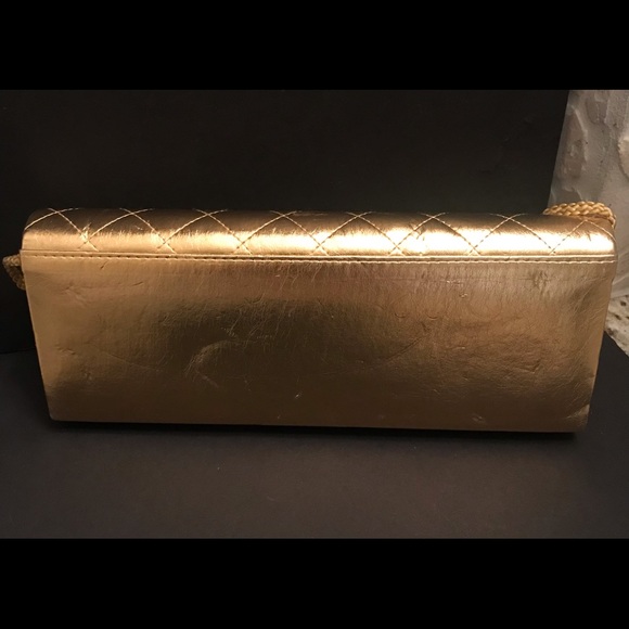 Gold Colour Evening Purse - Picture 6 of 6